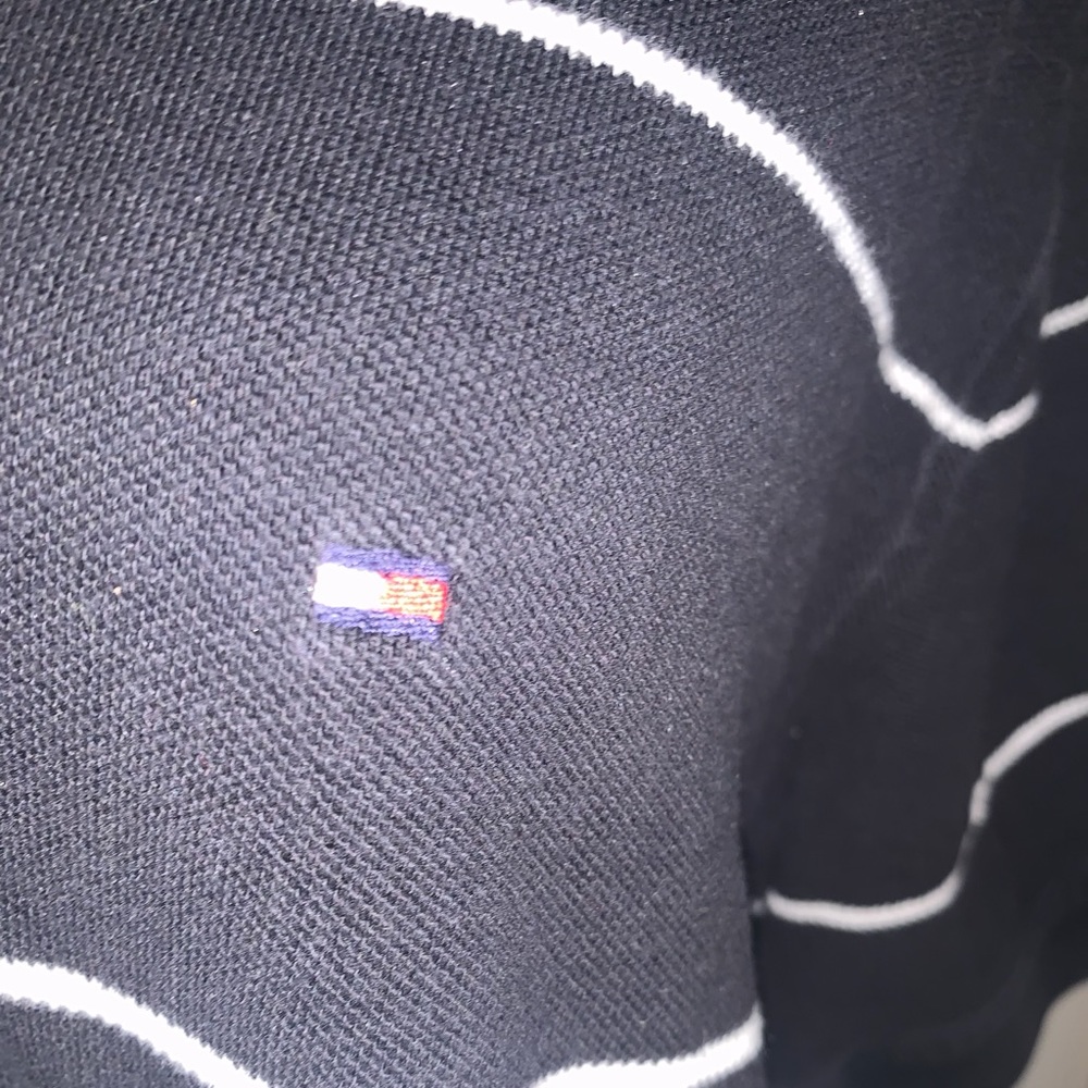 Men’s Polo Shirts Tommy Hilfiger, Striped Collared Shirt - Picture 7 of 8